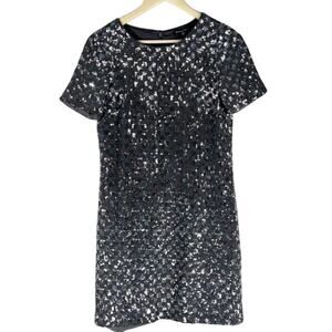 Madewell Broadway and Broome Gray Sequin Shirt Dress